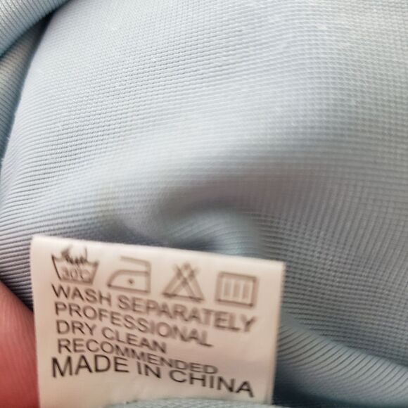 Velour Butterfly Cropped Halter Top Sz XL - Picture 5 of 6